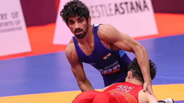 Asian Games: Aman Sahrawat ने Wrestling में जीता गोल्ड, भारत को 20वां स्वर्ण