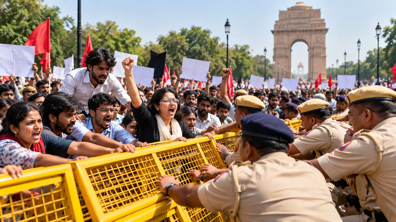 Gyanesh Kumar के इस्तीफे की मांग पर प्रदर्शन, Delhi Police ने दर्ज कीं 3 FIR