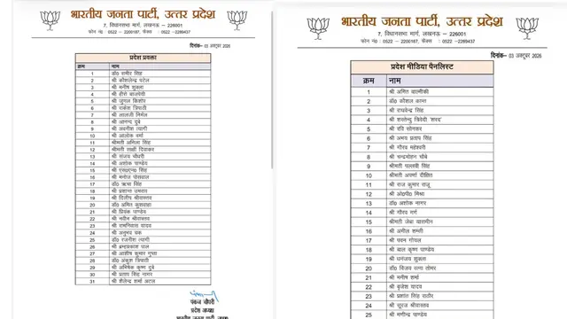 UP चुनाव से पहले BJP की नई Media Team का ऐलान, 56 नेताओं को मिली जगह