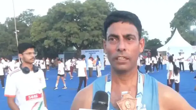 Haryana Police के Amit ने Marathon में जीता Medal, 2011 में Everest फतह किया