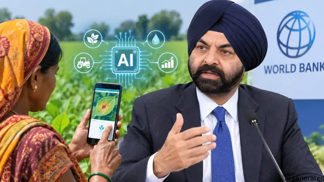 AI किसानों की जिंदगी बदल सकता है, World Bank President Ajay Banga ने बताया