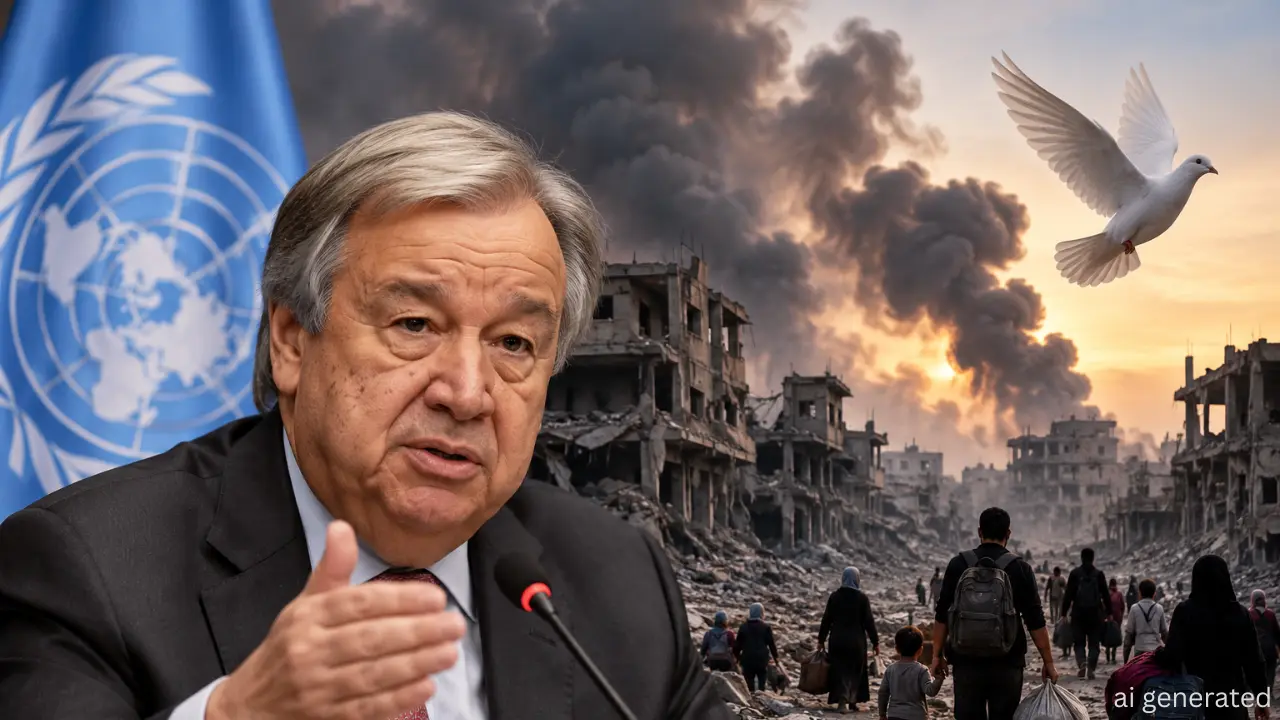 Gaza में लड़ाई अब खत्म होनी चाहिए, Guterres ने की स्थायी युद्धविराम की अपील