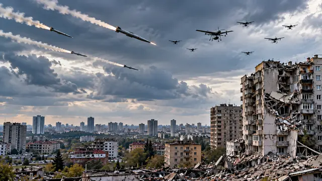 Russia ने Ukraine पर बरसाए मिसाइल और ड्रोन, 8 लोगों की मौत