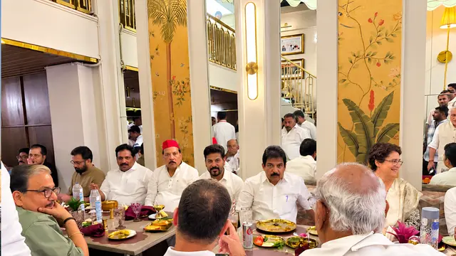 दिल्ली में Opposition की दूसरी Lunch Meeting, राहुल गांधी, रेवंत रेड्डी शामिल