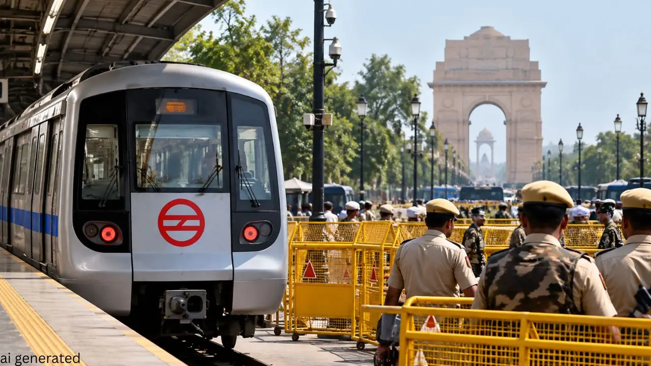 Delhi में प्रदर्शन के चलते 57 Metro Station के गेट बंद करने की तैयारी