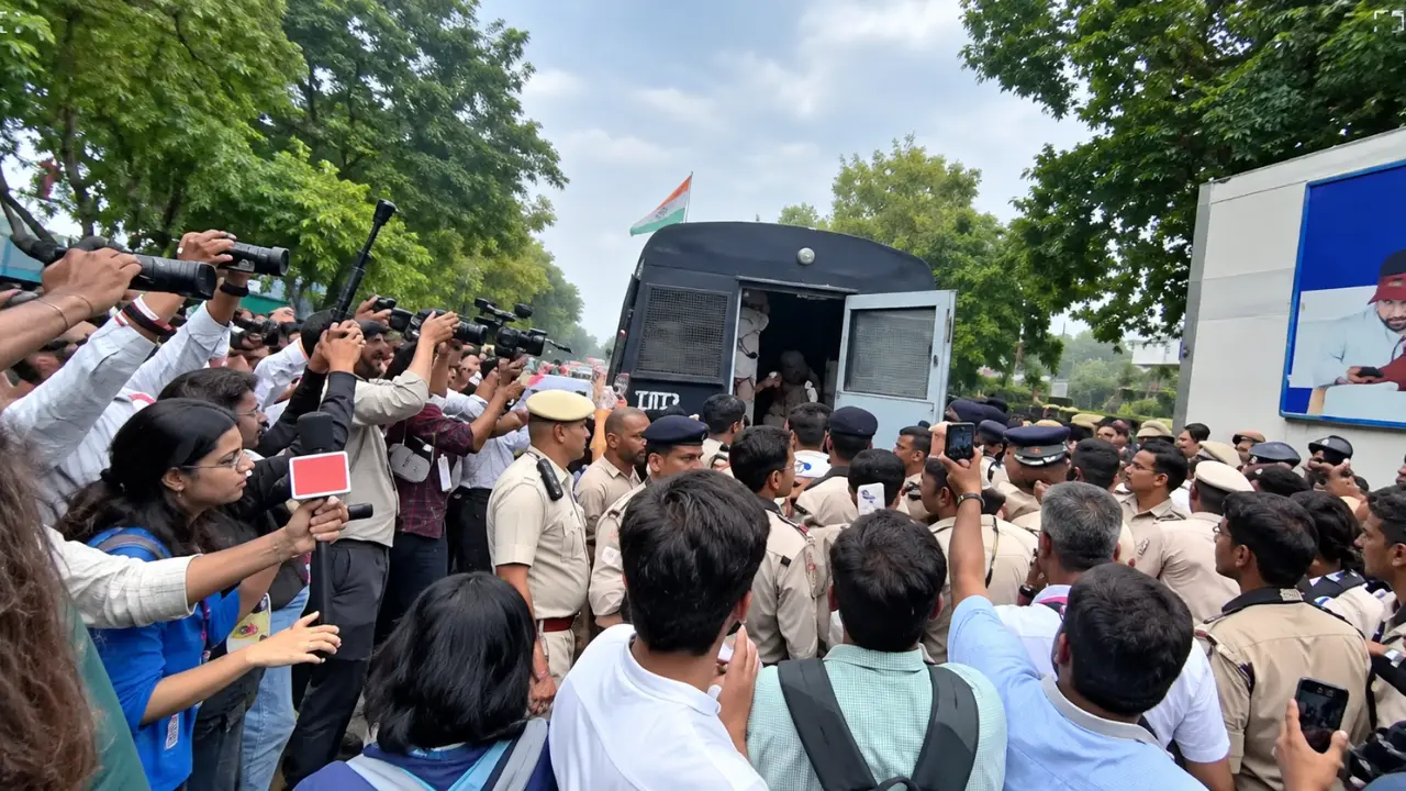 दिल्ली में CJP Protest से पहले पुलिस का एक्शन, संसद मार्ग से कई लोग हिरासत में