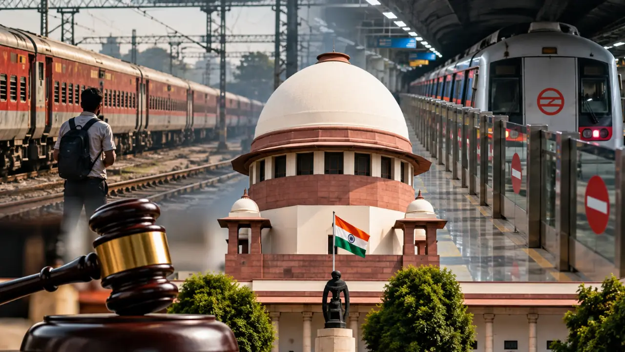 Delhi में ट्रेन-मेट्रो बंद करने पर SC आज करेगा सुनवाई