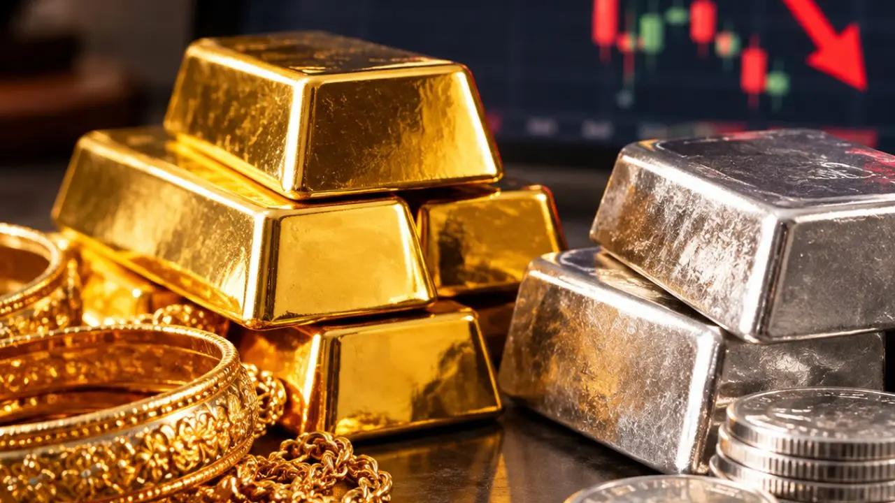 सोने का भाव ₹1,369 और चांदी ₹814 सस्ती, जानें आज के नए Rates