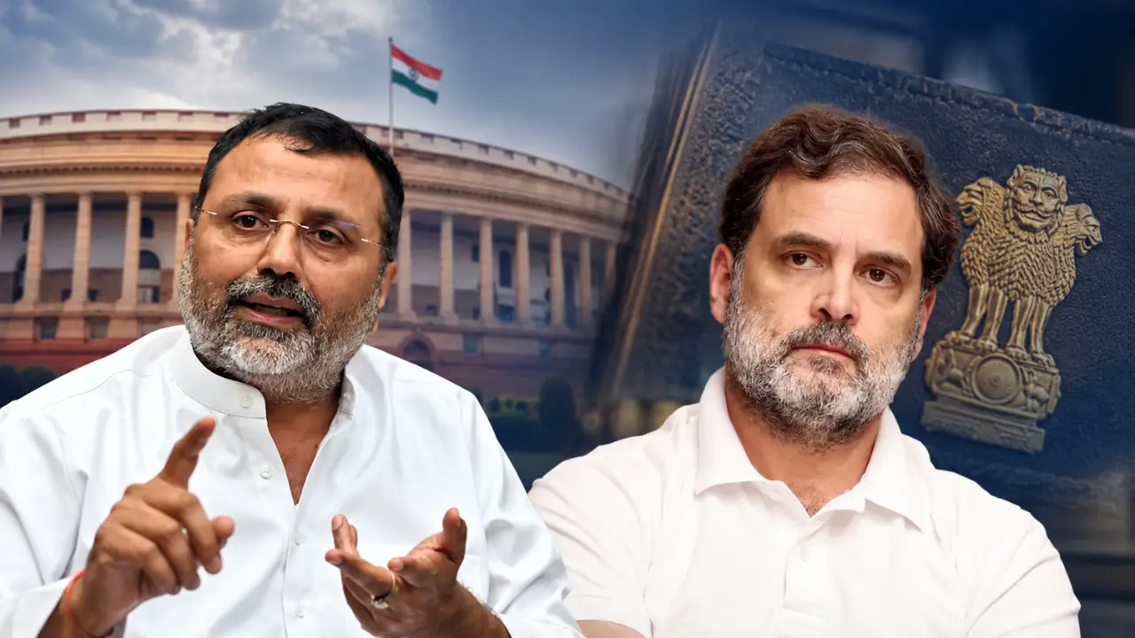 Rahul Gandhi पर Nishikant Dubey का हमला, बोले- ‘संविधान को खत्म करना चाहते हैं’