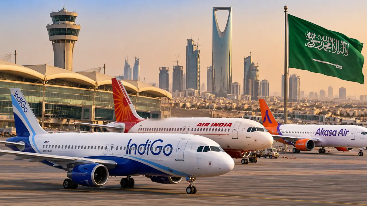 Saudi Arabia के लिए IndiGo, Air India और Akasa की फ्लाइट्स 17 अक्टूबर तक कैंसिल