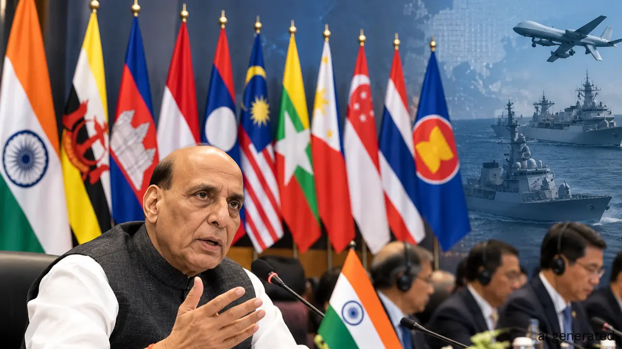 भारत और ASEAN देशों के बीच रक्षा सहयोग बढ़ाने पर राजनाथ सिंह ने दिया जोर