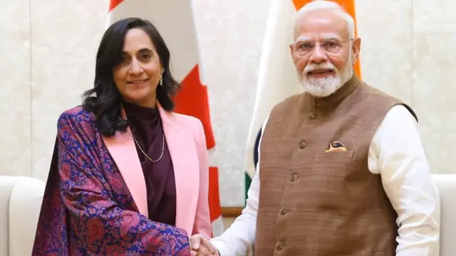 PM Modi से मिलीं कनाडा की विदेश मंत्री Anita Anand, व्यापार-सुरक्षा पर हुई चर्चा