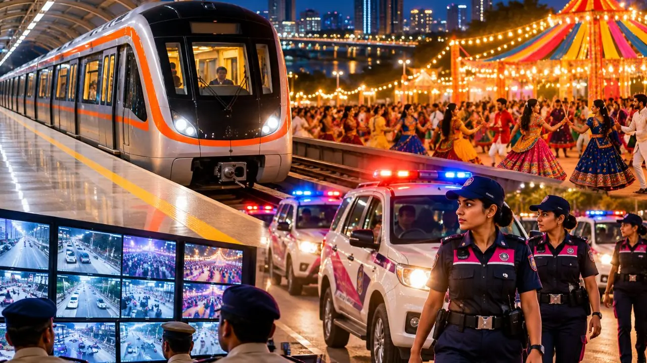नवरात्रि पर अहमदाबाद में रात 2 बजे तक चलेगी Metro, महिलाओं की SHE Team तैनाती