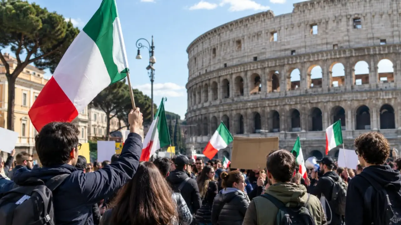 Italy प्रदर्शन के बीच Indian Embassy की एडवाइजरी, भारतीयों को सतर्क रहने की सलाह