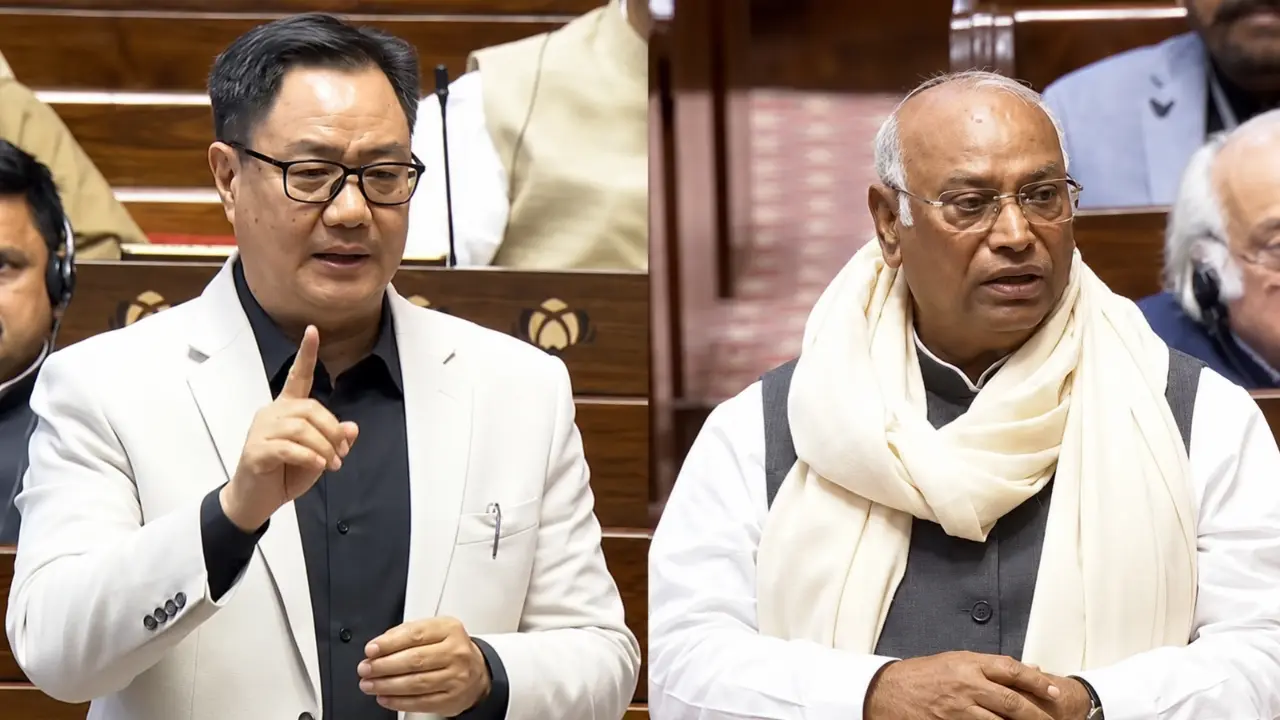 संसद के सत्रावसान में देरी पर खरगे की आपत्ति, रिजिजू बोले- कोई नियम नहीं टूटा