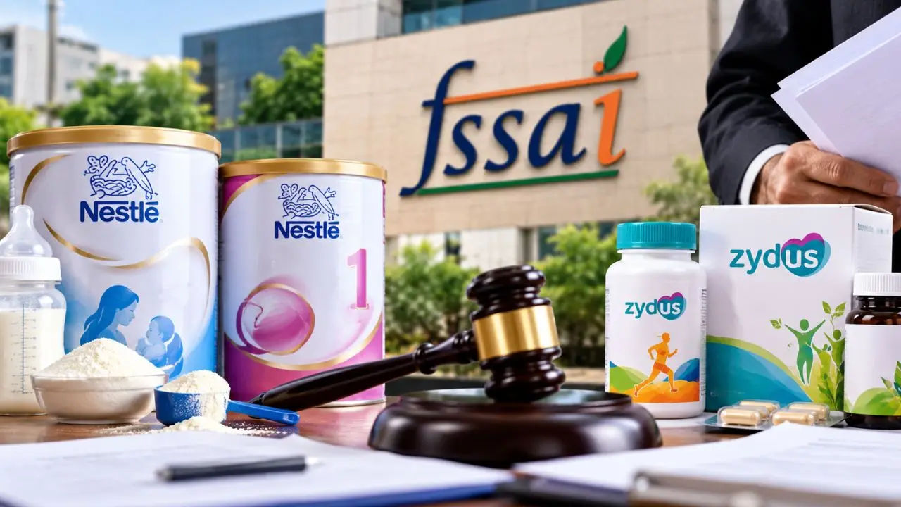 FSSAI ने Nestle और Zydus को भेजा नोटिस, भ्रामक विज्ञापनों पर मांगा जवाब
