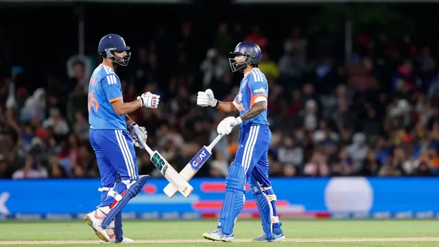 भारत ने किया T20 का सबसे बड़ा रन चेज, न्यूजीलैंड को 4 विकेट से हराया