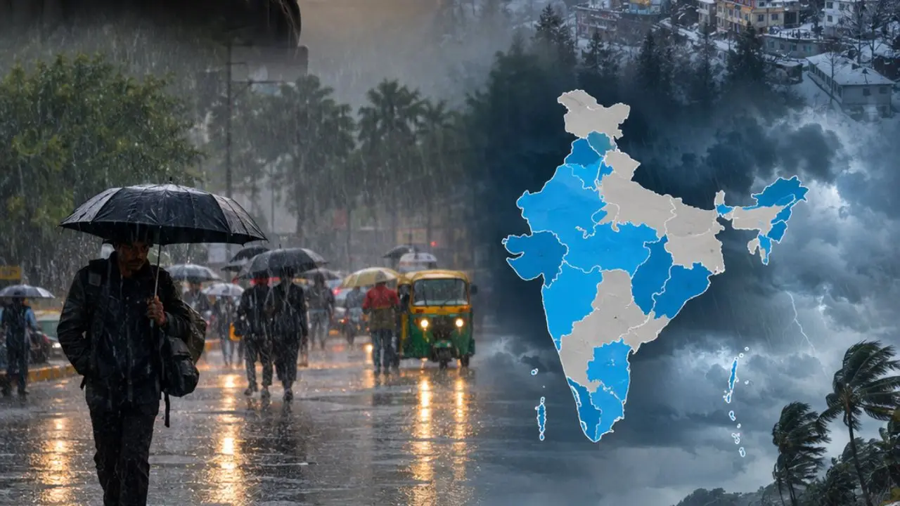 Weather Update: दिल्ली-NCR में AQI 245 पहुंचा, इन 15 राज्यों में बारिश का अलर्ट