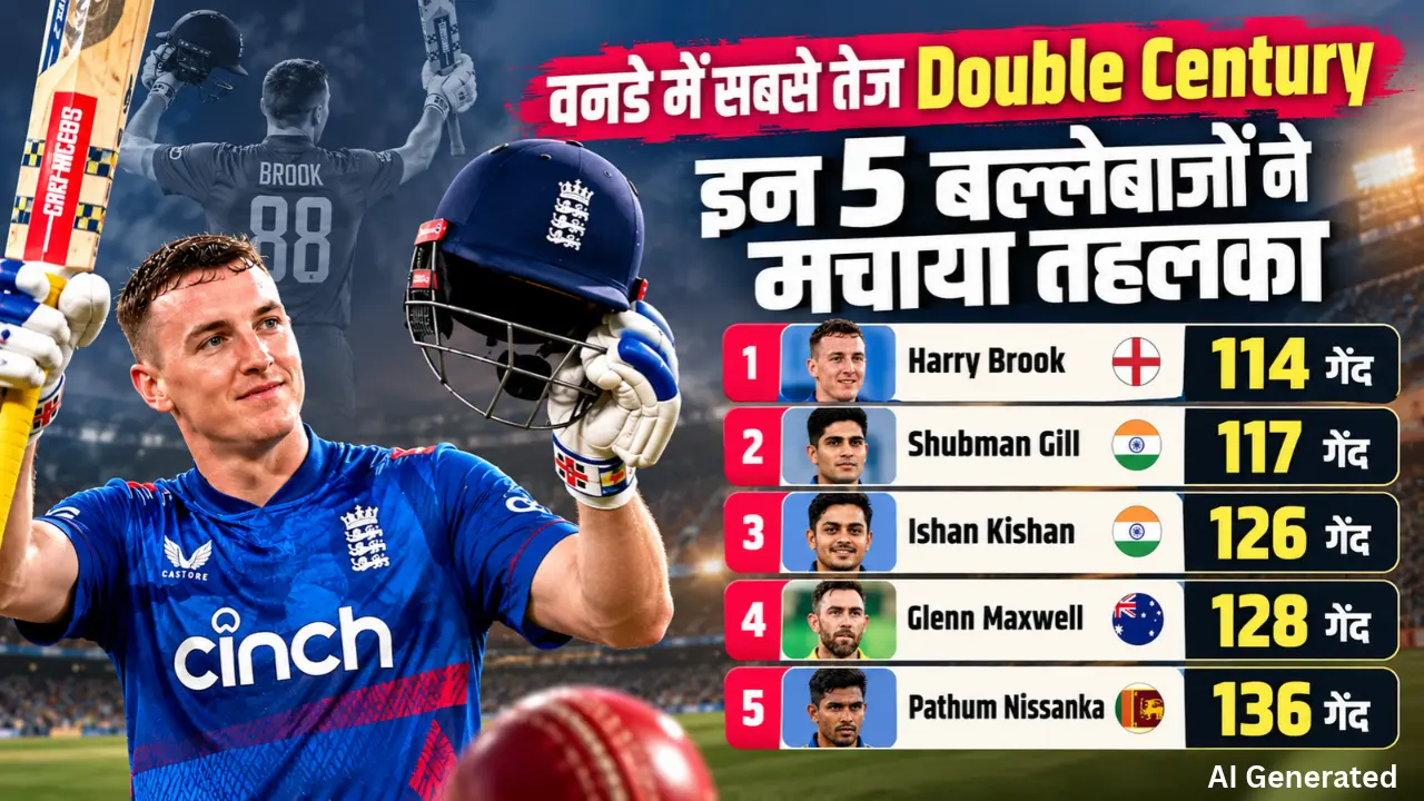 वनडे में सबसे तेज Double Century, इन 5 बल्लेबाजों ने मचाया तहलका