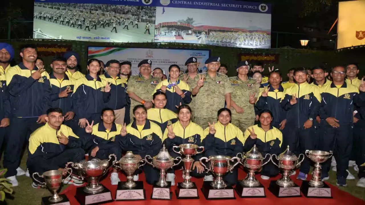 CISF का खेलों में शानदार प्रदर्शन, 169 मेडल जीते; रितु को Asian Games Gold