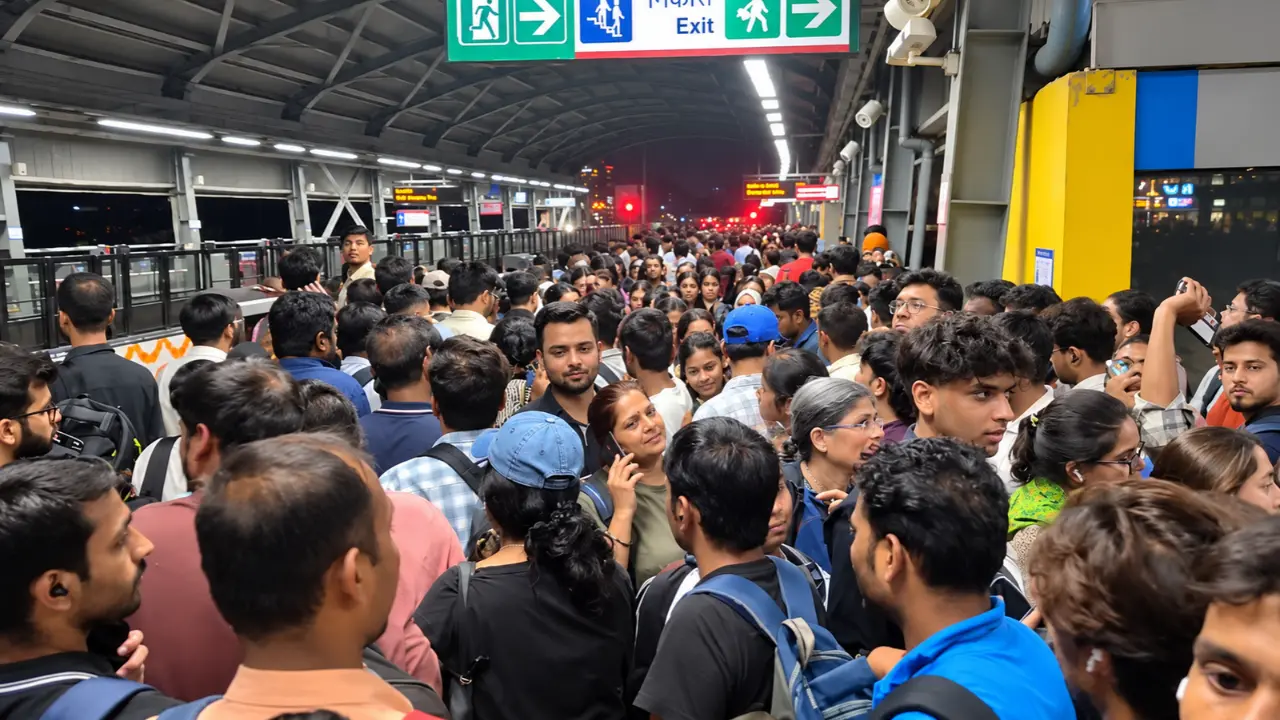 Noida Metro का रिकॉर्ड, Aqua Line पर एक दिन में 1.05 लाख यात्रियों का सफर
