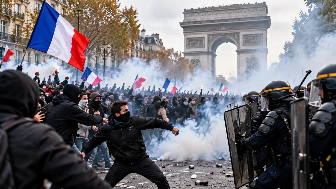 France में महंगाई के खिलाफ हिंसक प्रदर्शन, करीब 1000 लोग गिरफ्तार