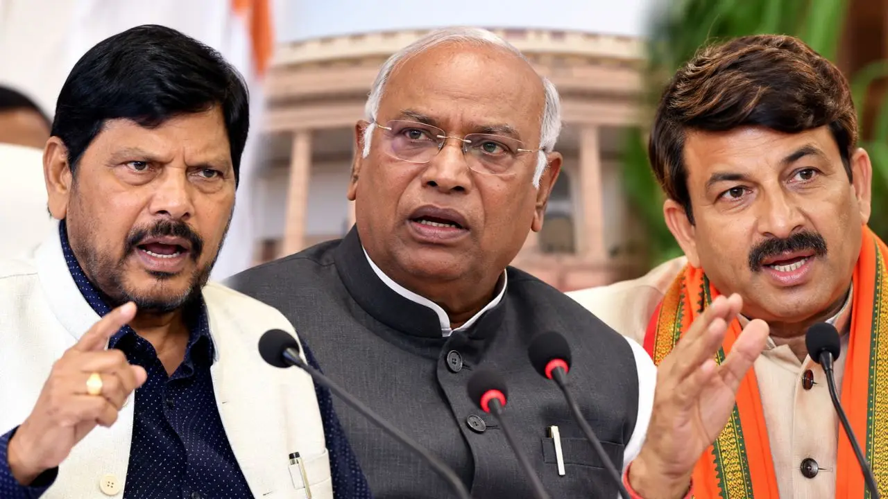 Kharge के बयान पर भड़के Ramdas Athawale, Rahul Gandhi पर भी लगे आरोप