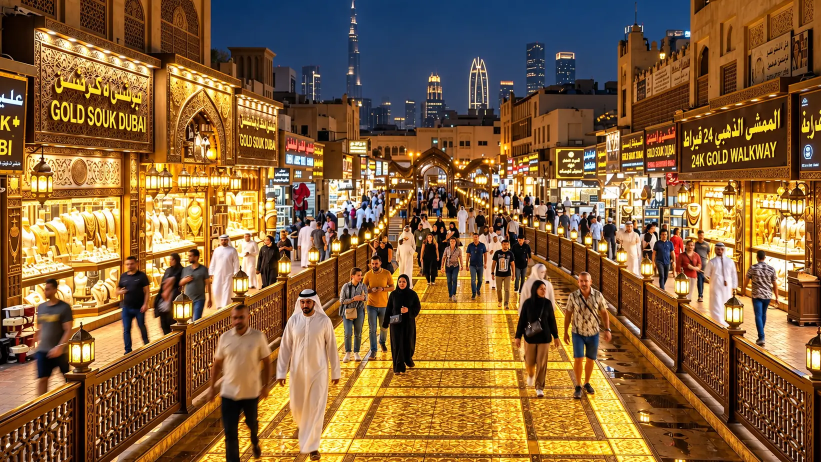 अब सोने की सड़क पर चलेंगे लोग! Dubai में बन रहा 24 कैरेट गोल्ड वॉकवे