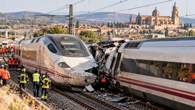 Spain में दो हाई-स्पीड ट्रेनों की टक्कर, 39 लोगों की मौत