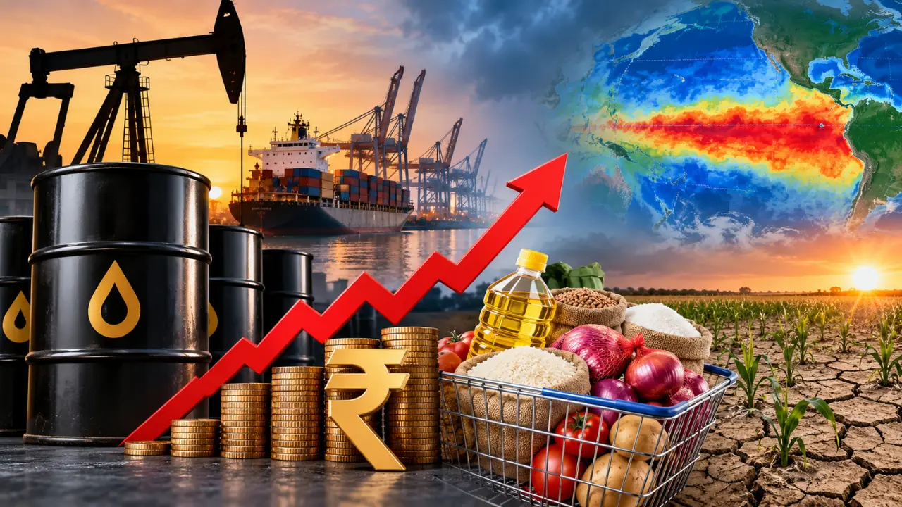 महंगे तेल और El Nino से बढ़ सकती है महंगाई, वित्त मंत्रालय की रिपोर्ट