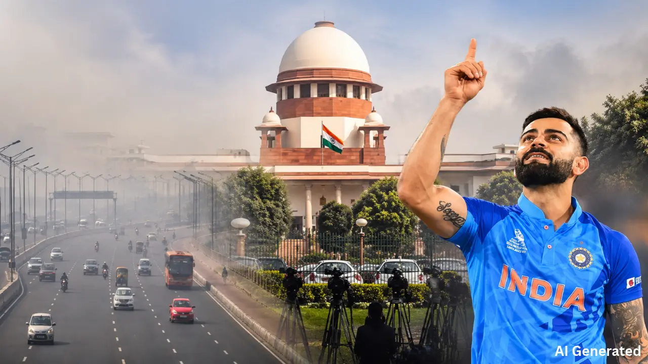 दिल्ली में प्रदूषण रोकने के लिए विराट कोहली की मदद क्यों नहीं? SC का सवाल