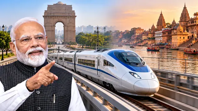 PM Modi ने Delhi-Varanasi बुलेट ट्रेन कॉरिडोर को दी मंजूरी