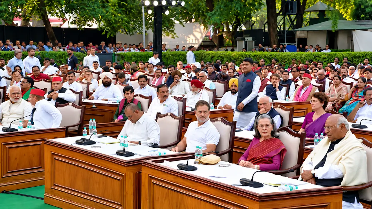 CEC ज्ञानेश कुमार के खिलाफ विपक्ष की मॉक पार्लियामेंट, SIR रोकने की हुई मांग