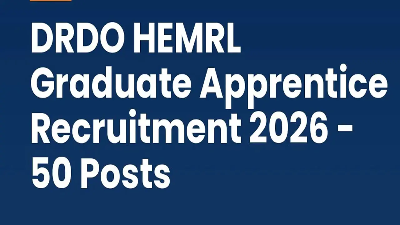 DRDO HEMRL Graduate Apprentice Recruitment: പ്രതിരോധ മന്ത്രാലയത്തിന് കീഴിൽ അപ്രന്റിസ്ഷിപ്പിന് അവസരം; നിയമനം ഒരു വർഷത്തേക്ക്