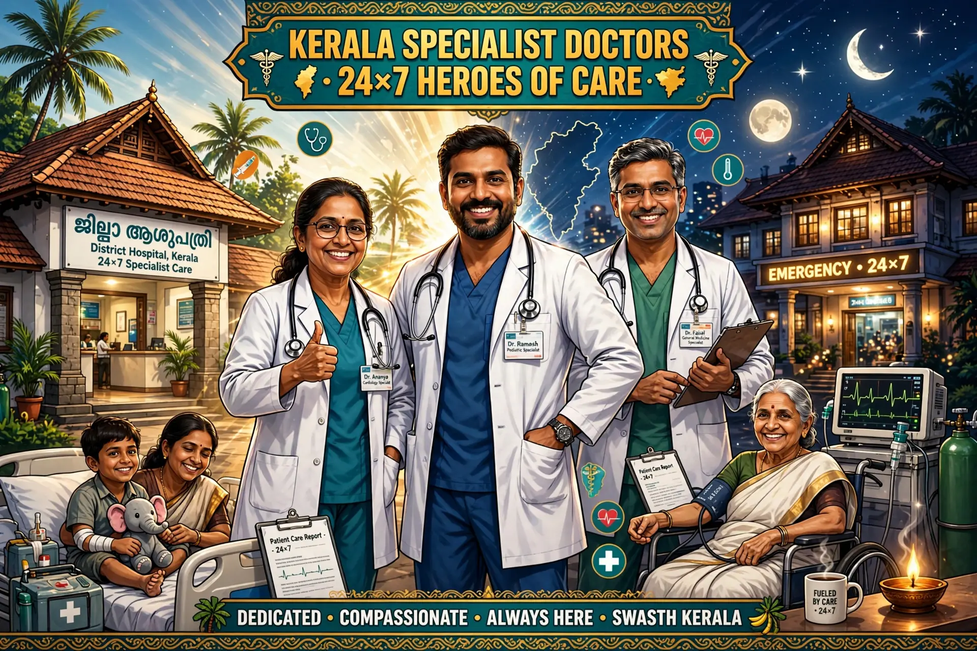സർക്കാർ ആശുപത്രികളിൽ രാത്രിയും വിദഗ്ധ ചികിത്സ, ഇനി മെഡിക്കൽ കോളേജിലേക്ക് പോകേണ്ട