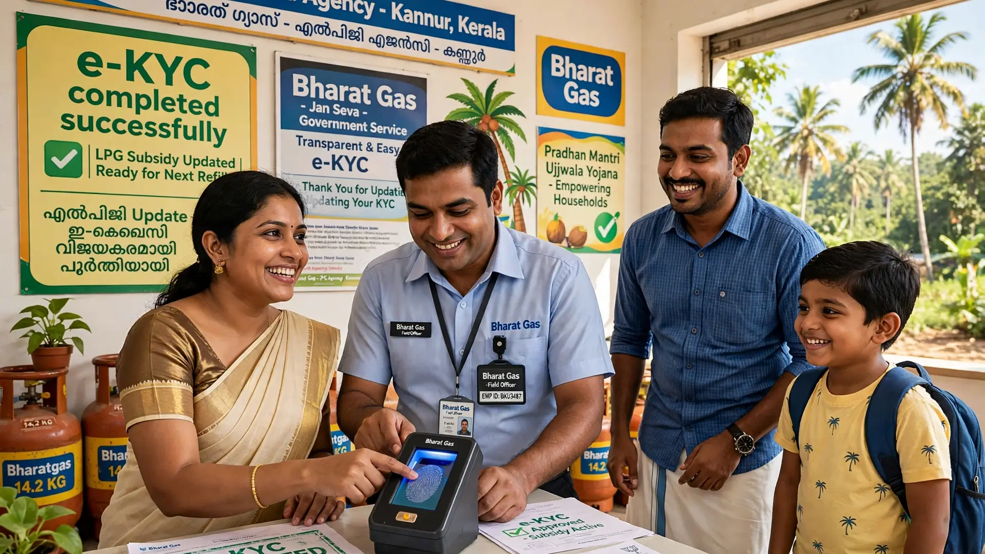 LPG e-KYC Update: എൽ.പി.ജി സബ്‌സിഡി മുടങ്ങാതിരിക്കാൻ ഇ-കെ.വൈ.സി ഉടൻ പൂർത്തിയാക്കൂ, അവസാന തീയതി ഓഗസ്റ്റ് 31