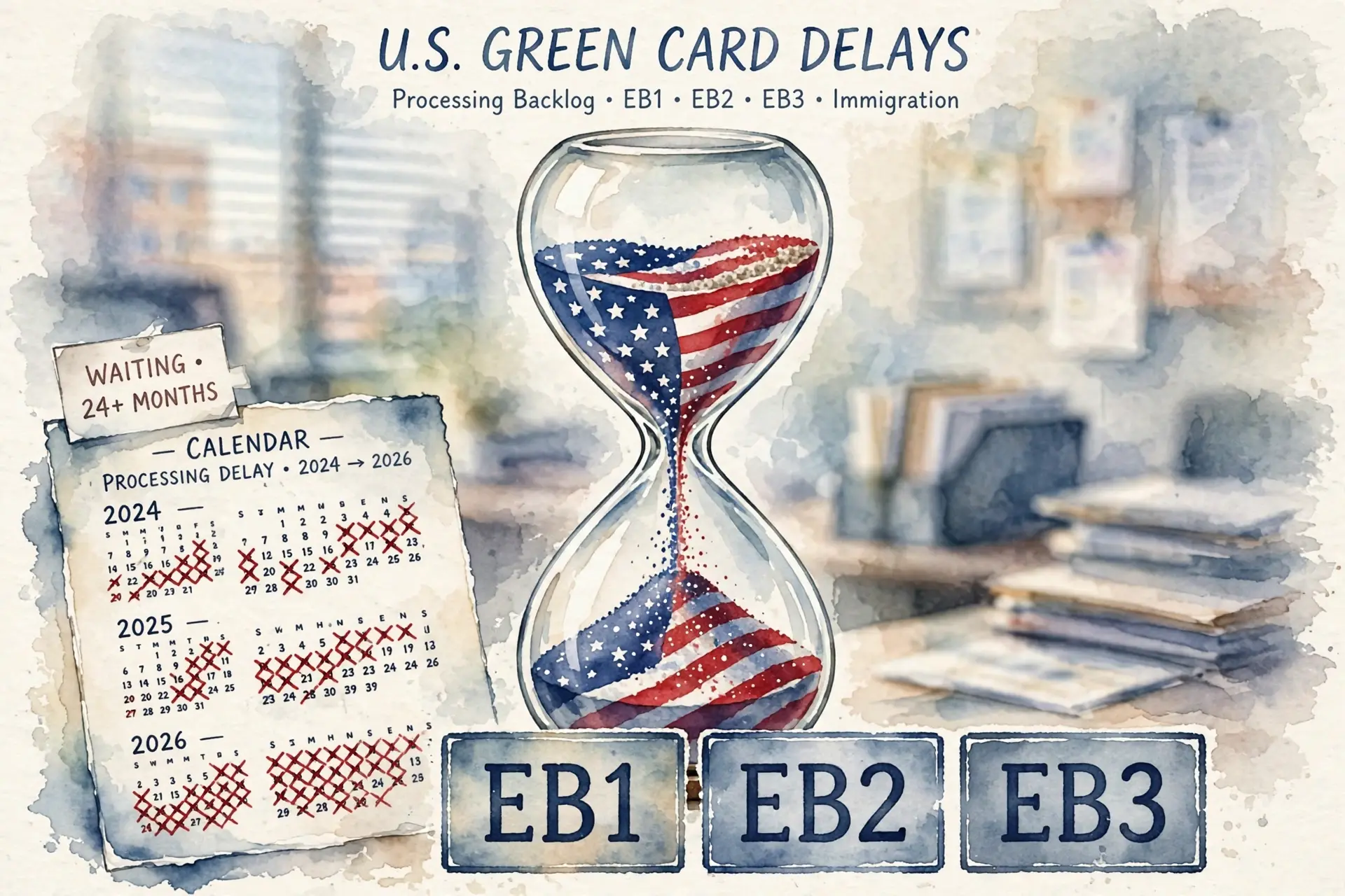 US Green card for Indians: യു.എസ് ഗ്രീൻ കാർഡിനായി ഇന്ത്യക്കാരുടെ കാത്തിരിപ്പ് നീളുന്നു...