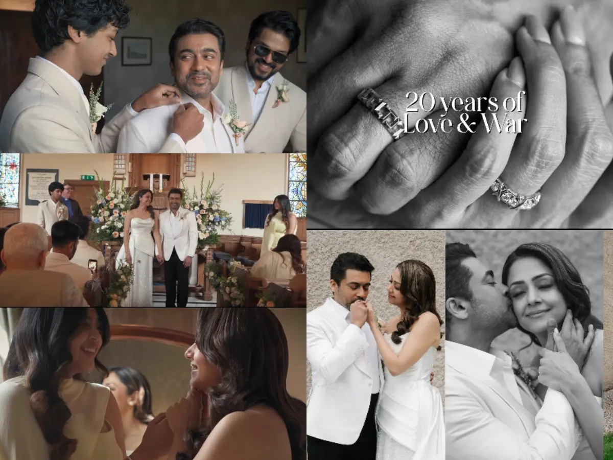 Suriya and Jyothika wedding Vows: മക്കള്‍ സാക്ഷി, വീണ്ടും വിവാഹിതരായി സൂര്യയും ജ്യോതികയും