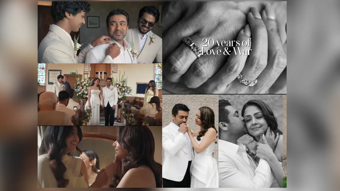 Suriya and Jyothika wedding Vows: മക്കള് സാക്ഷി, വീണ്ടും വിവാഹിതരായി സൂര്യയും ജ്യോതികയും