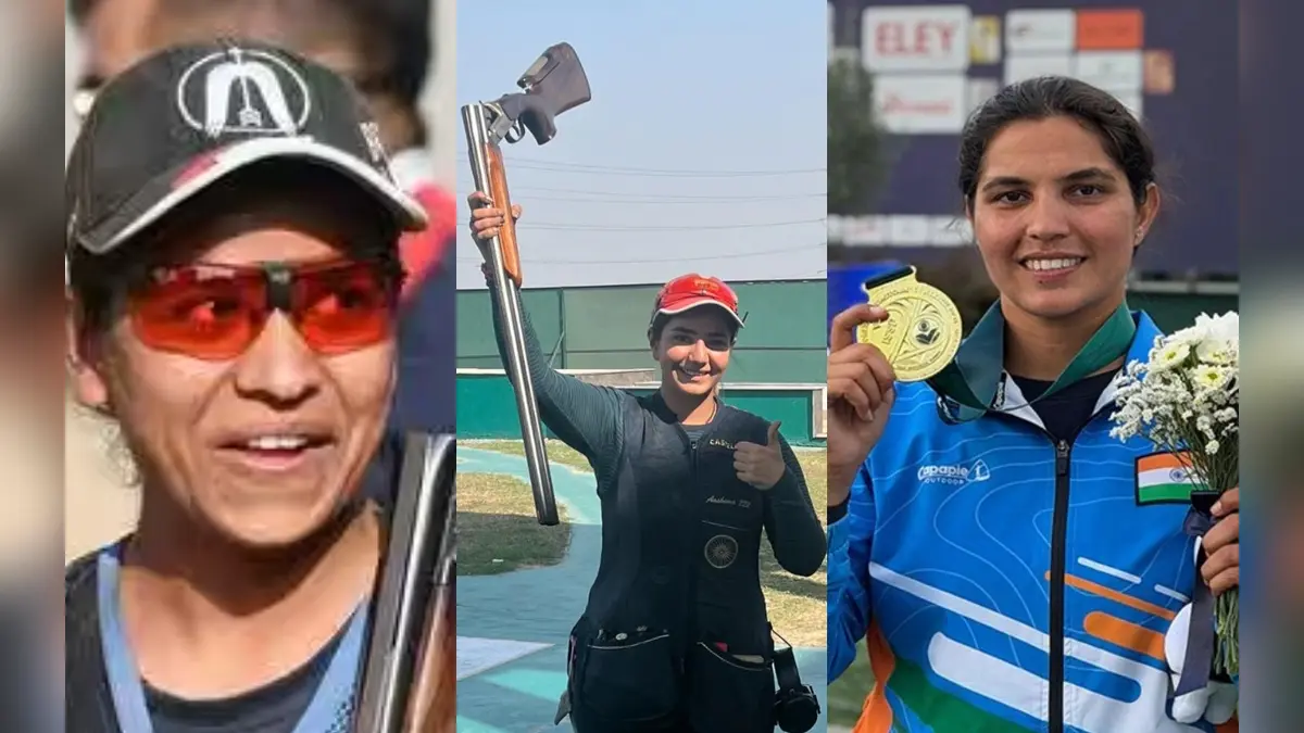 Asian Games 2026: ഏഷ്യൻ ഗെയിംസ് ഷൂട്ടിങ്: വനിതകളുടെ ട്രാപ്പ് ടീം ഇനത്തിൽ ഇന്ത്യക്ക് വെള്ളി
