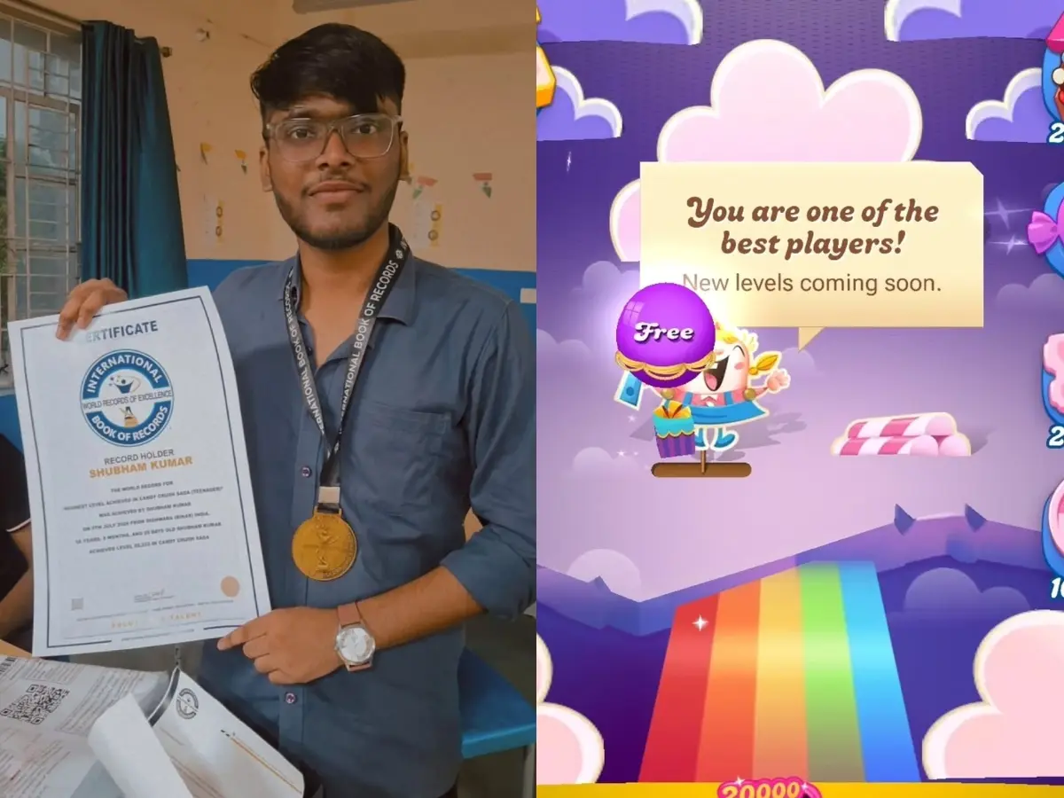 ഇന്റർനാഷണൽ ബുക്ക് ഓഫ് റെക്കോർഡ്സിന്റെ ഔദ്യോഗിക വെബ്സൈറ്റ് പ്രകാരം 2026 ജൂലൈ 5-നാണ് ശുഭം കുമാര്‍ നേട്ടം കൈവരിച്ചത്. കാൻഡി ക്രഷ് സാഗയിൽ ഒരു കൗമാരക്കാരൻ നേടുന്ന ഏറ്റവും ഉയർന്ന ലെവൽ (Highest Level Achieved in Candy Crush Saga - Teenager) എന്ന വിഭാഗത്തിലാണ് ഇന്റർനാഷണൽ ബുക്ക് ഓഫ് റെക്കോർഡ്സില്‍ ശുഭം കുമാറിന്റെ പേര് വന്നത്.