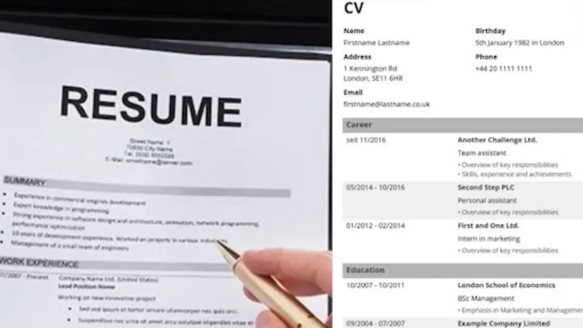 CV Vs Resume: കരിക്കുലം വിറ്റേ ആണോ റെസ്യൂമേ ആണോ തിരഞ്ഞെടുക്കേണ്ടത്? ജോലിക്ക് അപേക്ഷിക്കുമ്പോൾ ശ്രദ്ധിക്കേണ്ടതെന്ത്?