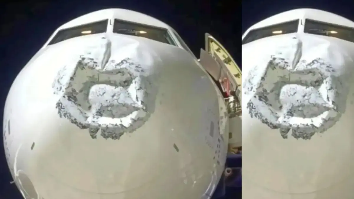 Indigo Flight: ഇൻഡിഗോ വിമാനത്തിന് 17,000 അടി ഉയരത്തിൽ വച്ച് മിന്നലേറ്റു; അടിയന്തര ലാൻഡിങ്