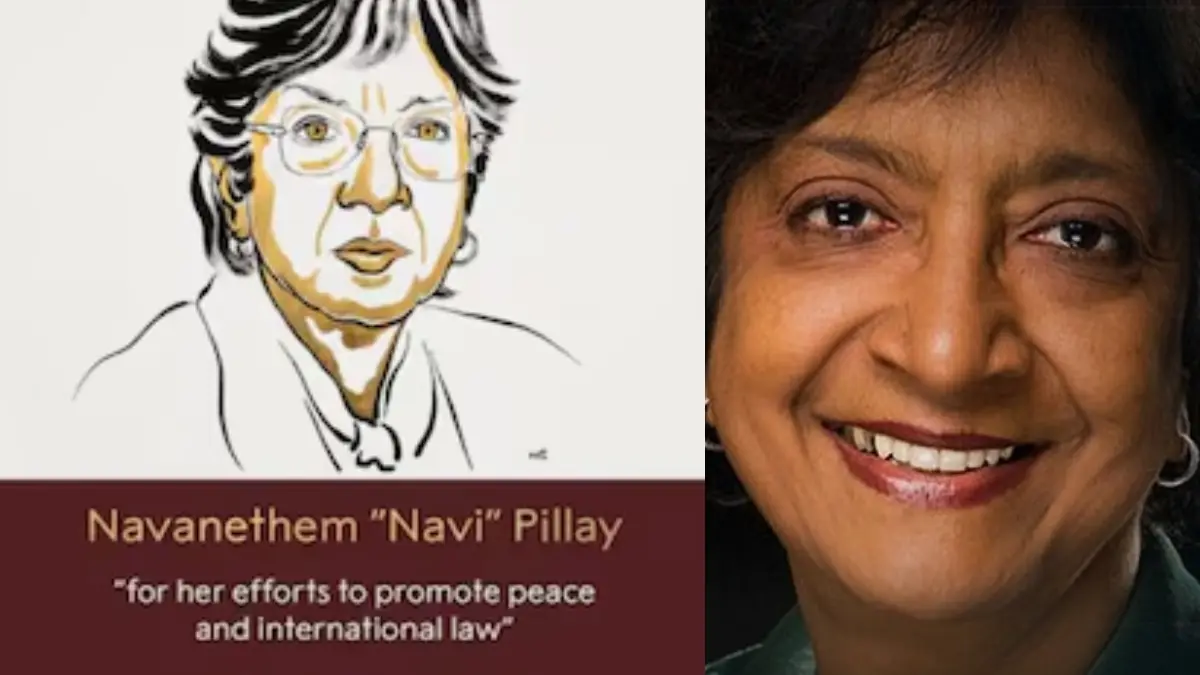 Navanetham Pillay: ഇന്ത്യൻ വംശജ നവനീതം പിള്ളയ്ക്ക് സമാധാനത്തിനുള്ള നൊബേൽ പുരസ്കാരം