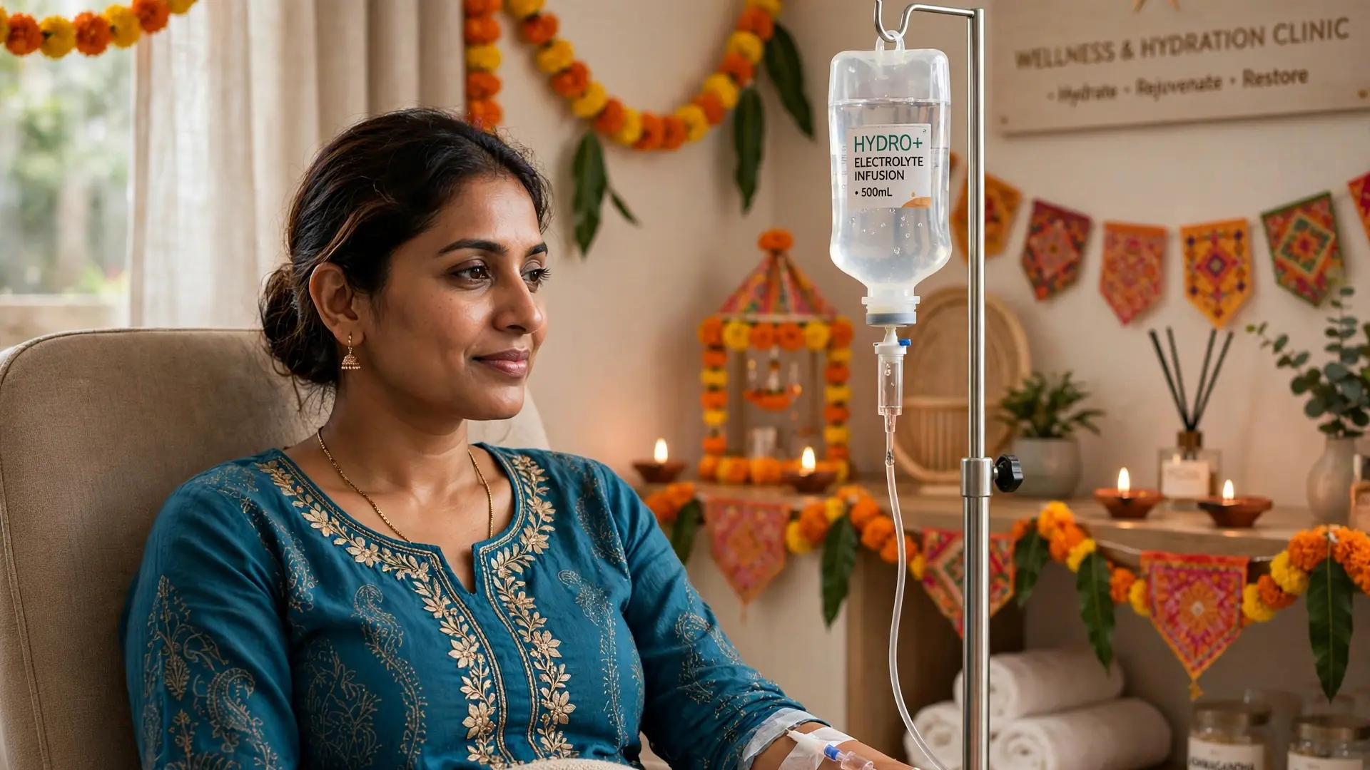 IV Drip Therapy: നവരാത്രി ആഘോഷങ്ങളിൽ ട്രെൻഡായി ഐവി ഡ്രിപ്പ് തെറാപ്പി; മുന്നറിയിപ്പുമായി ഡോക്ടർമാർ