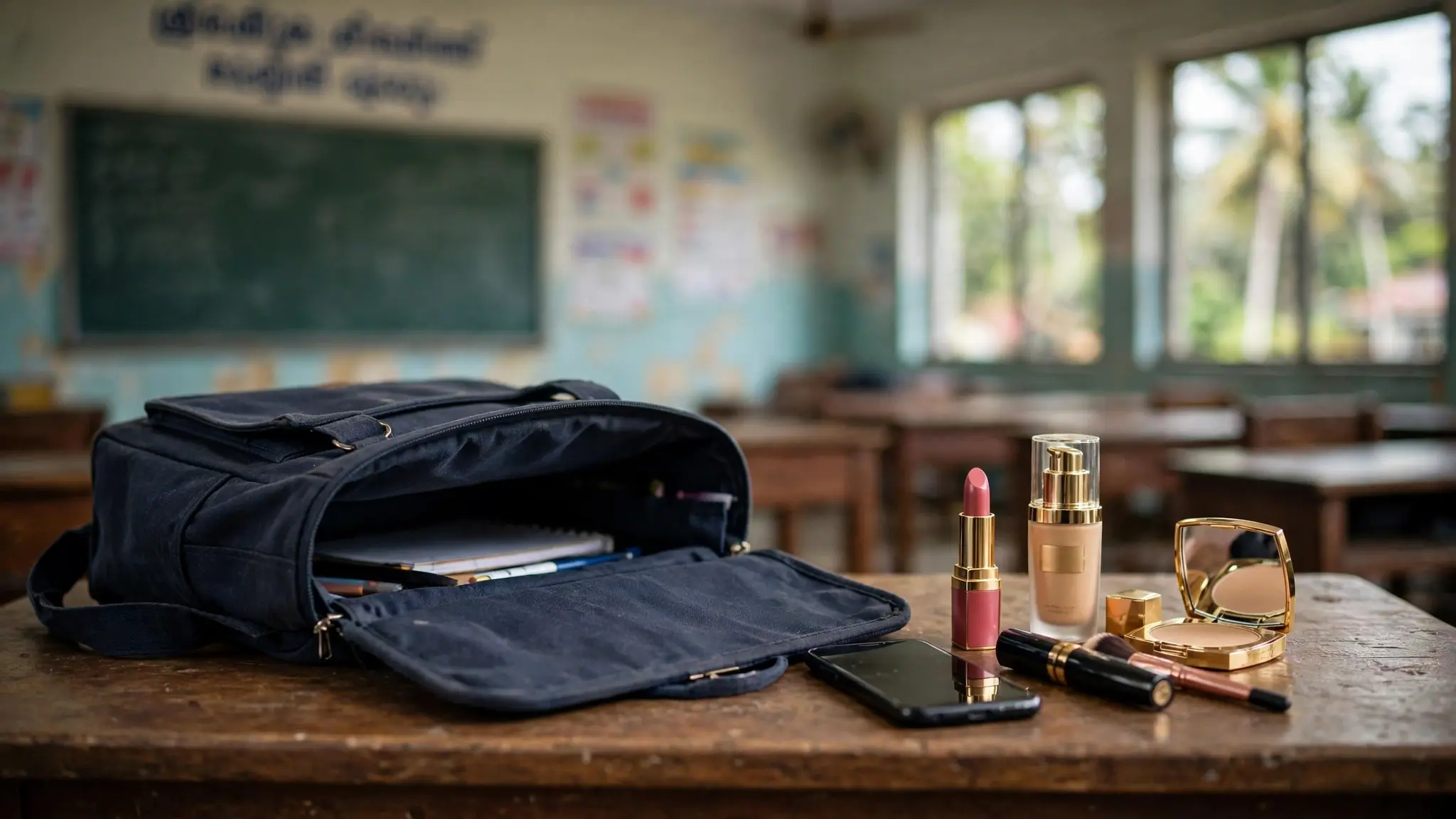 Phone and lipstick Ban: സ്കൂളില് ഫോണും ലിപ്സ്റ്റിക്കും വിലക്കി ബാലാവകാശ കമ്മീഷന്