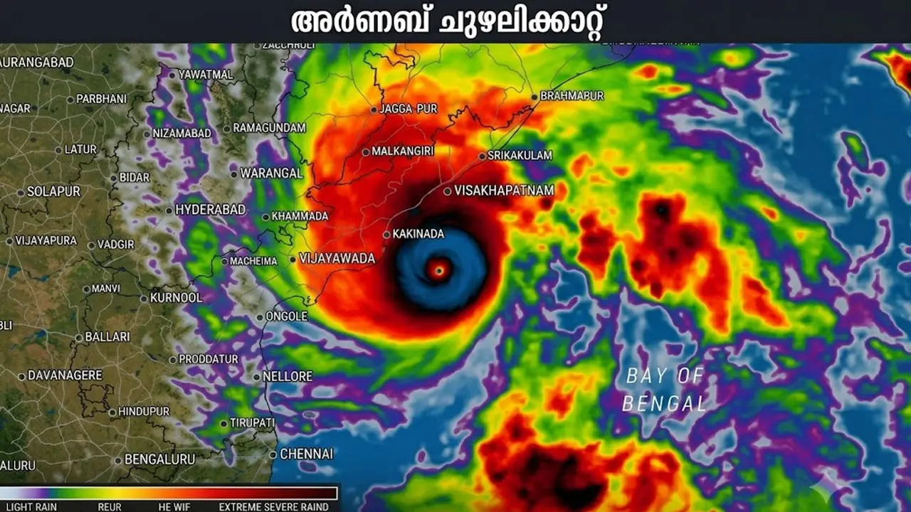 Cyclone Arnab: അർണബ് ചുഴലിക്കാറ്റ് കരതൊട്ടു: കനത്ത ജാഗ്രതയിൽ ഒഡീഷയും ആന്ധ്രാപ്രദേശും