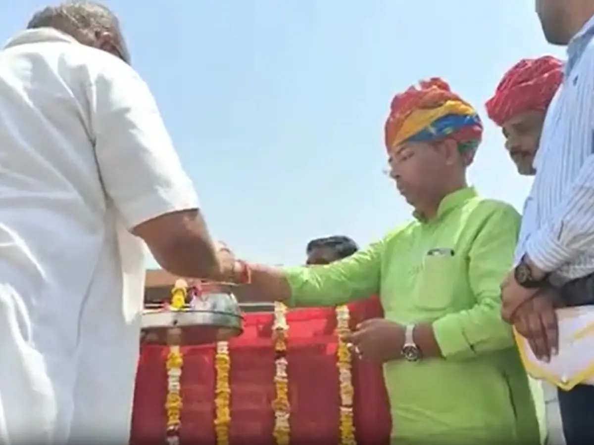 बजट घोषणा की सौगातों का MLA हंसराज मीणा ने किया शिलान्यास