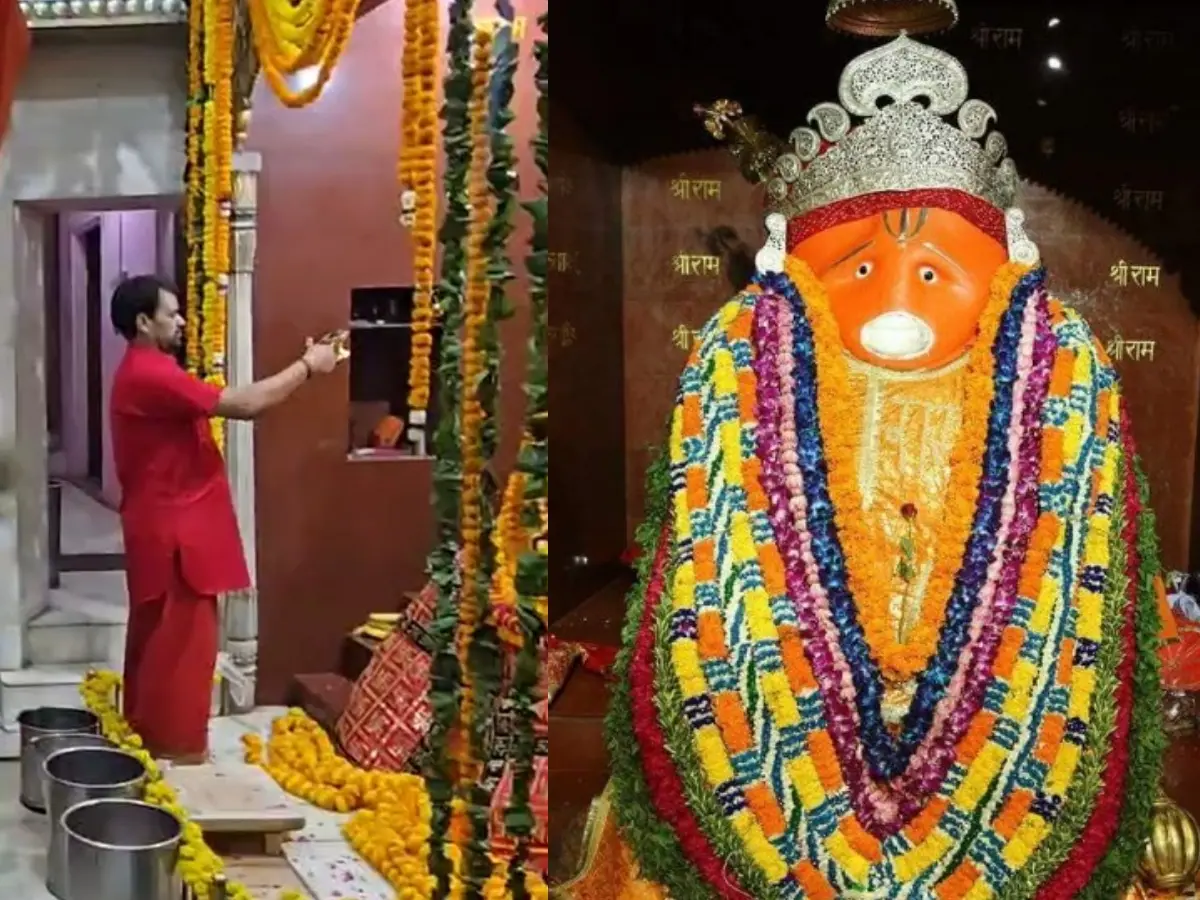 सामोद वीर हनुमान मंदिर में उमड़ी श्रद्धालुओं की भीड़, बालाजी के गूंजे जयकारे