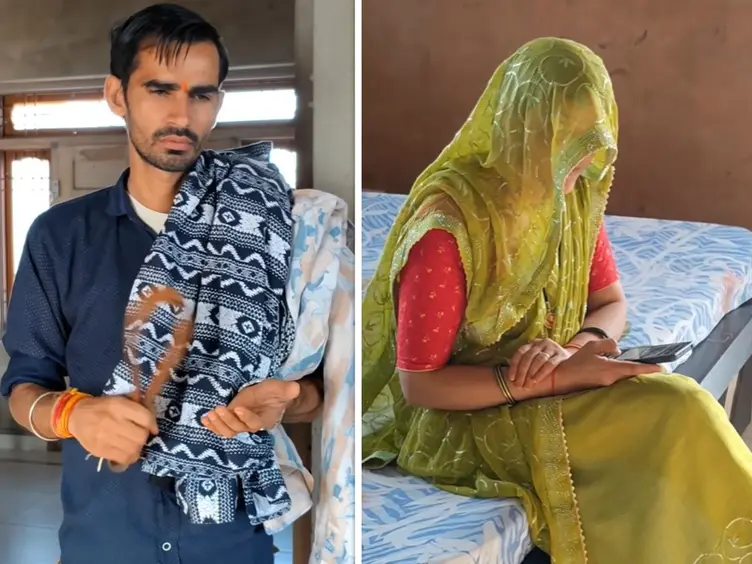 बींद ने बेल्ट दिखाकर मर्द होने की दिखाई धौंस, बींदणी ने किया ऐसा इशारा छूट गए पसीने बींद ने बेल्ट दिखाकर मर्द होने की दिखाई धौंस, बींदणी ने किया ऐसा इशारा छूट गए पसीने